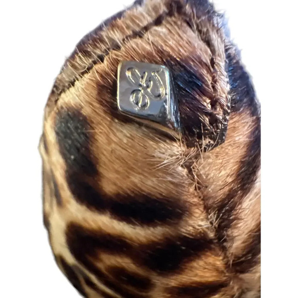 Sam Edelman Calf hair; Leopard print block pump 8.5/38.5 3”heel - Picture 7 of 8